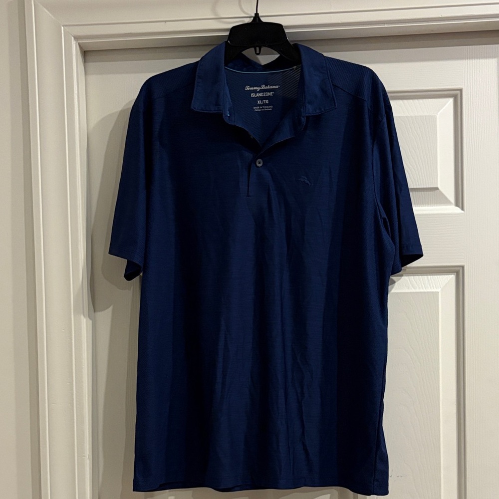 Tommy Bahama Island zone Men's Blue Polo Shirt